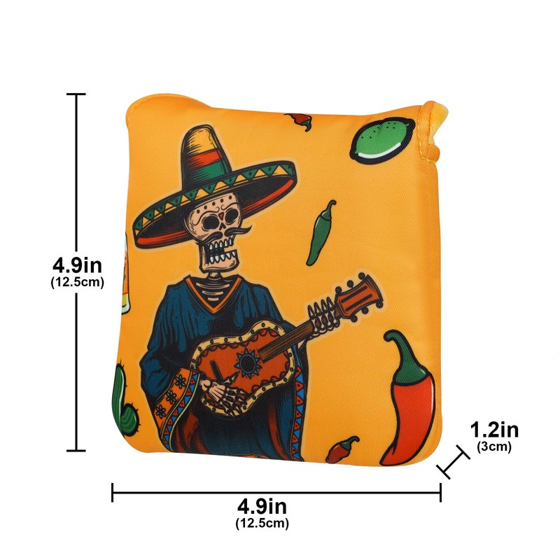 Golf Head Covers Mexico Style, Golf Putter Covers, Driver Cover