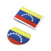 4Pcs Venezuela Venezuelan Flag Patches, Hook and Loop Embroidered Armband