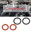4PCS Power Steering Pump O-Ring Seals Rubber Inlet & Outlet