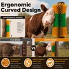 Bionic Curve Livestock Scratching Brush for Cattle, Cows, Goats, Horses