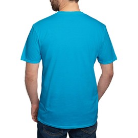 CafePress Funny Vegetarian Puns Vegan Diet Veganism T Shirt Men's Fitted Graphic T-Shirt Teal