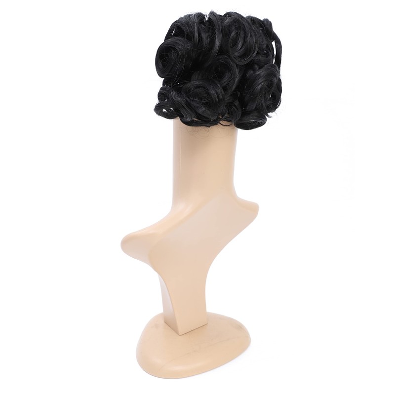 SWACC Short Messy Curly Dish Hair Bun Extension Easy Stretch