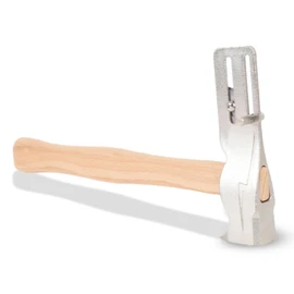 Magnetic Roofing Hammer, Magnetic Hatchet for Roofing Repair, Roofing Axe with Solid Wood Handle for Quick Installation of Roofing Nails and Felt Hats