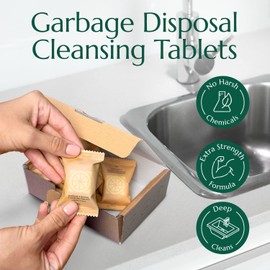 Cleanomic Garbage Disposal Tablets and Tablet Tin Bundle (2 Pack)