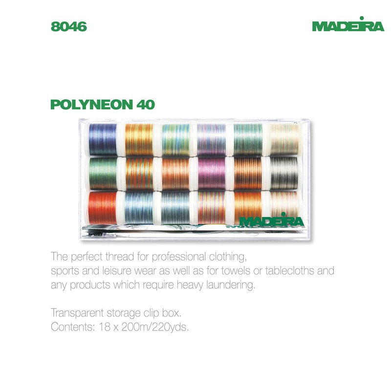 Multicolour Thread Polyneon 18 200 m