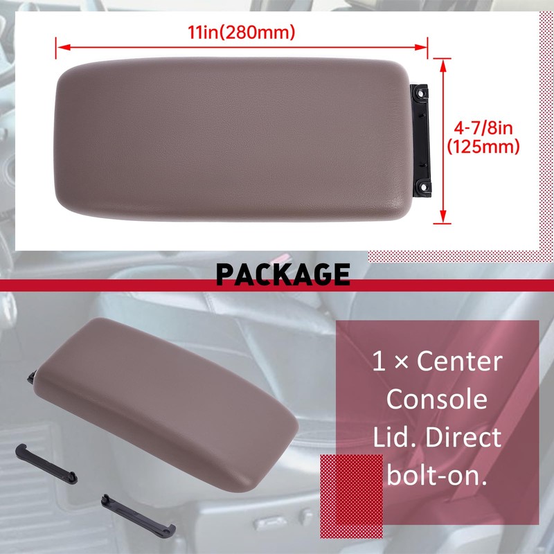 HECASA Center Console Lid Latch Compatible with 1995-2000 Toyota Tacoma