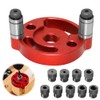 Woodworking Center Finder Kit, Vertical Self Centering Dowel Jig, Drill