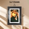 Picrit 5x7 Picture Frame for Wall Mounting or Table Top
