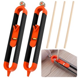 XTUDOU® Pack of 2 contour gauge, irregular contour gauge with 3 pencils, contour gauge with lock, contour gauge, profile marking tool for flooring, carpet and tile laying