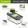 Ourokhome Mandolin Slicer for Kitchen Food, Hand Safe Vegetable Shredder
