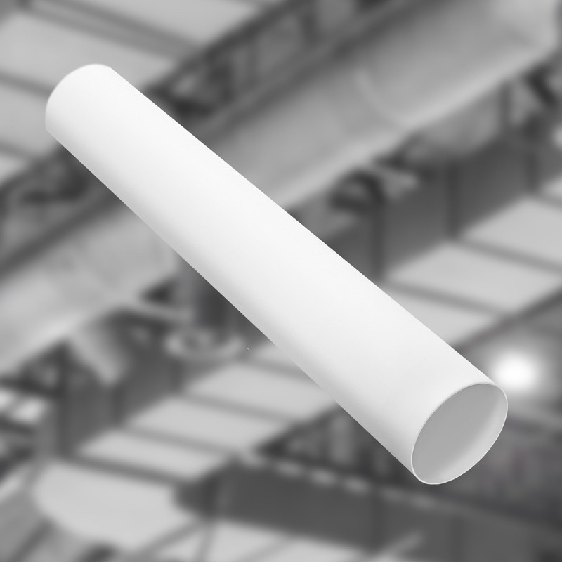 KOTARBAU® Ventilation Pipe 1000 mm Round Duct Diameter 125 mm
