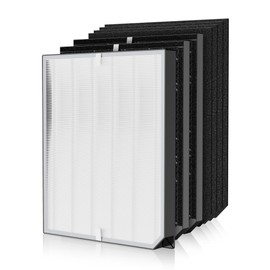 3000 Replacement Filter Compatible with Airdoctor 3000 Serie Air Purifier, fits AD3000 AD3500 AD3500i, 1 High-Efficiency Filter + 2 VOCs Filters + 4 Pre-Filters, Compare to ADF3001 ADF3002 ADF3003