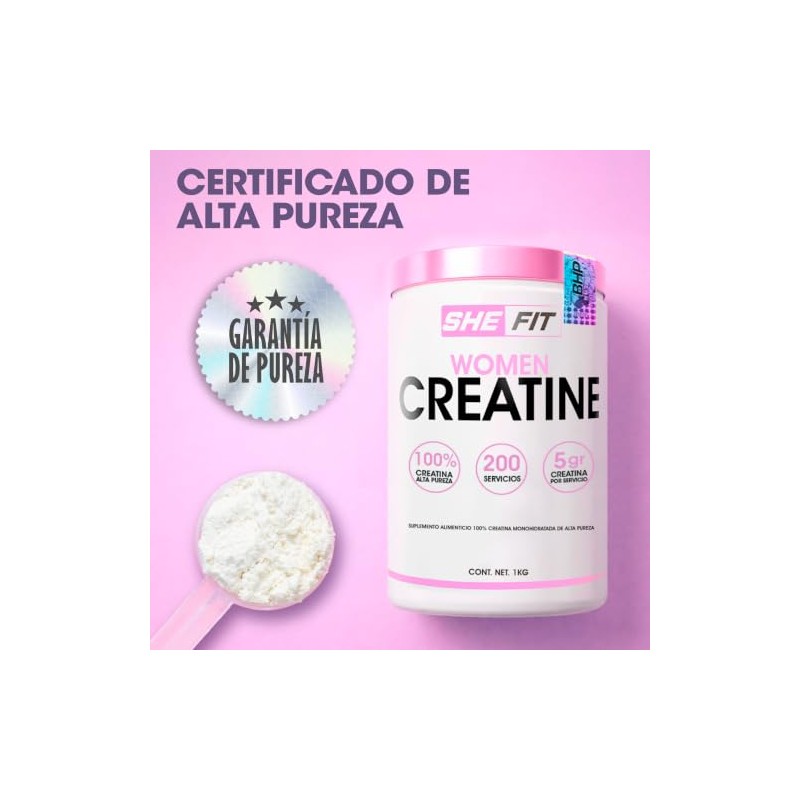 Bhp Nutrition- Women Creatine, Creatina Monohidratada 100% Pura