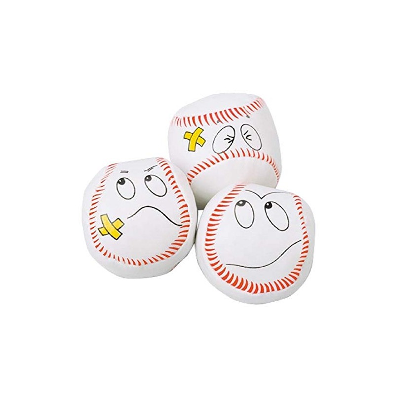 Dozen Baseball Funny Face Kick Balls
