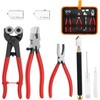 10PCS Glass Cutting Tools Kit,Glass Cutter 2-20mm with Glass Running