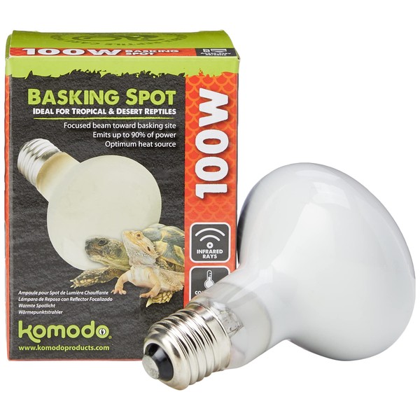 Komodo Basking Spot Lamp ES, 100 Watt, Packaging may vary