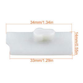 Mtanlo Bumper Strip Slide Rail For Stihl MS311 MS391 MS441 MS261 MS271 Chainsaw - 2Pcs , Bumper Strip