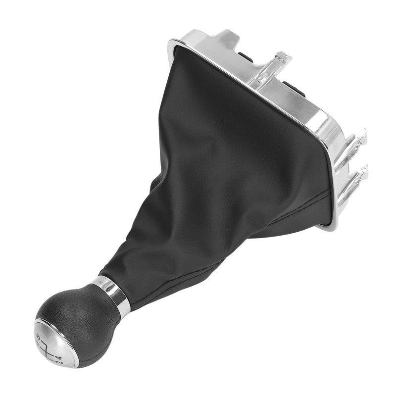 Gear Shift Knob Boot Set 5 Speed PVC Leather Durable