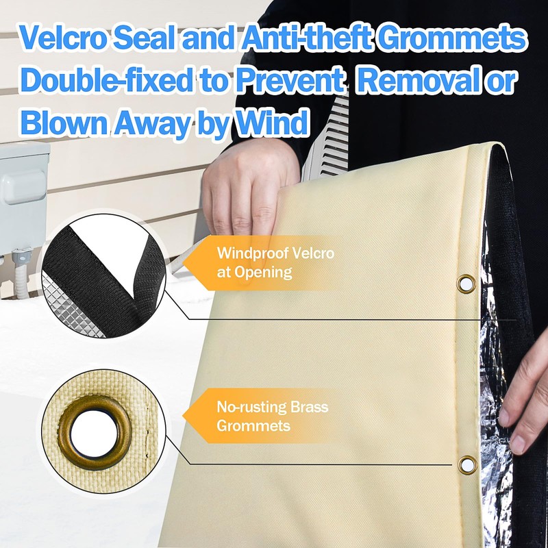 3-Way Round Well Pressure Tank Cover (5°F) - Insulated Well