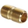 Eaton Weatherhead 3326X2 Brass CA360 Fitting, Nipple, 1/8" NPT Male,