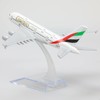 Emirates Airbus A380 1:400 Diecast Metal Airplane Model with Stand