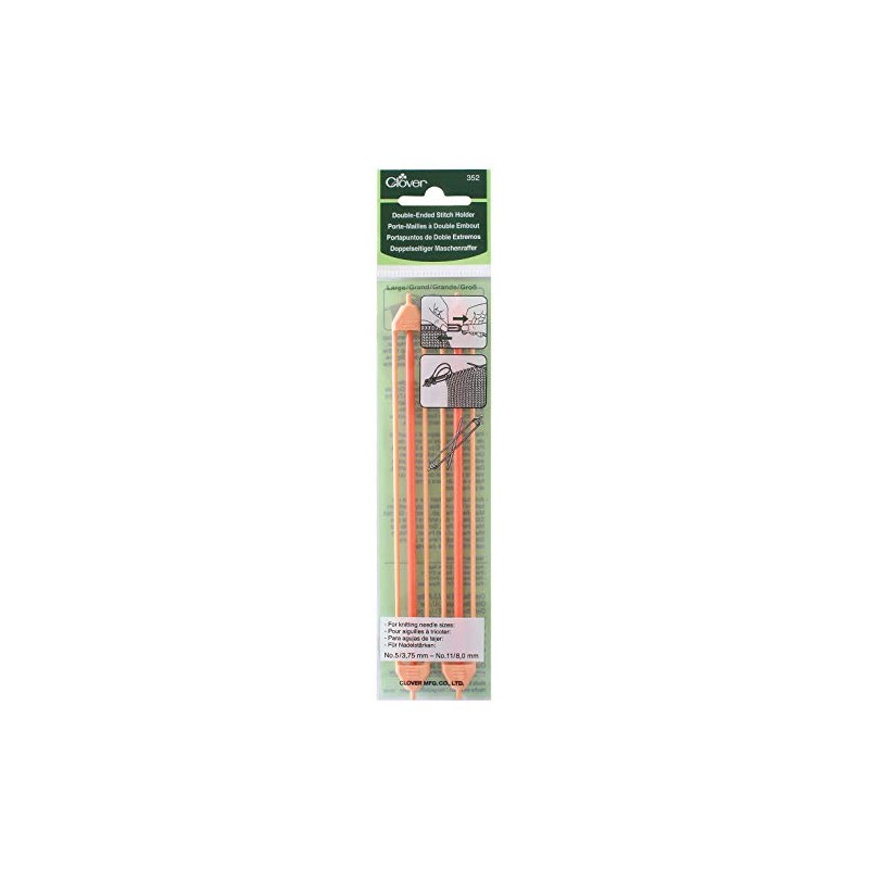 World Craft Clover Double Ended Stitch Holders (61/2 Inch) Size