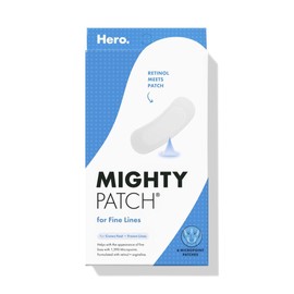 Mighty Patch HERO COSMETICS Mighty Patch™ for Fine Lines Patches - Featuring Retinol and 1,390 dissolving Micropoint™ Points to Help Renew the Look of Skin (6 Count)