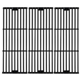 Leship 19 3/4" Grill Grates Replacement for Chargriller 3001, 5050, 3008, 3030, 3725, 4000, 5252, King Griller 3008, 5252 and Other Grills, 3 PCS Cast Iron Cooking Grid Grates