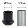 (Pack of 4) 29mm Rubber Feet Ferrules Caps for Steps
