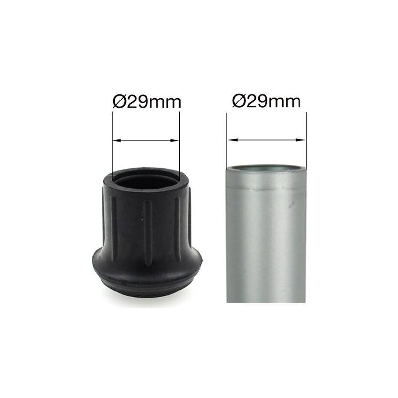 (Pack of 4) 29mm Rubber Feet Ferrules Caps for Steps