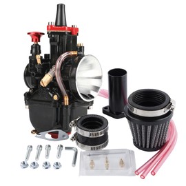 PWK28MM Carburetor Kit for Coleman Predator 196cc 212cc 224cc Engine, 212 Carburetor Performance Parts with Intake Manifold 48mm Air Filter