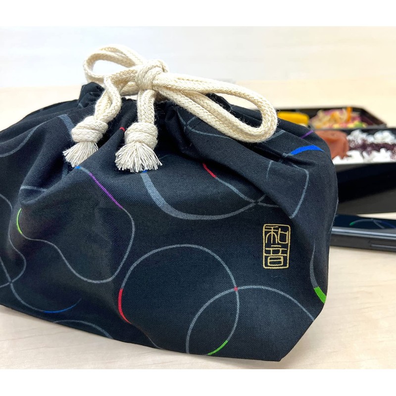 OSK ランチボックス二段巾着弁当袋付 和音 PW-28C