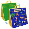 AKAYOK Foldable Felt Board for Toddlers Flannel Board Stories for