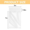 MoloTAR || 200 Pcs 5''x 7'' Clear Resealable Cello/Cellophane Good