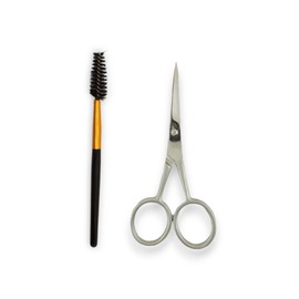 DreamCut Brow Shaping Scissors with Brush - Surgical Stainless Steel