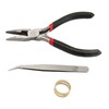 Metal Snaps Buttons with Fastener Pliers Press Tool Kit Copper