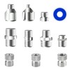HUBEST Multi-Size Airbrush Adapter Set Air Brush Fitting Connector Kit