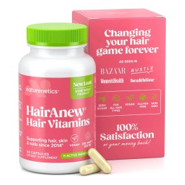 Naturenetics Hairanew Vitaminas Crecimiento Cabe