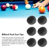 6pcs Billiard Pool Cue Tips 14mm Crystal Pool Cue Tips