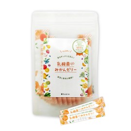 Lactic Acid Bacteria Orange Jelly, Vitamin Supplement (18 Types of Vitamins & Minerals), Vitamin D, Vitamin B, Zinc, Iron, Lactic Acid Bacteria, Nutritionian Supervision, Jelly, No Artificial Sweeteners, 10 Bottles