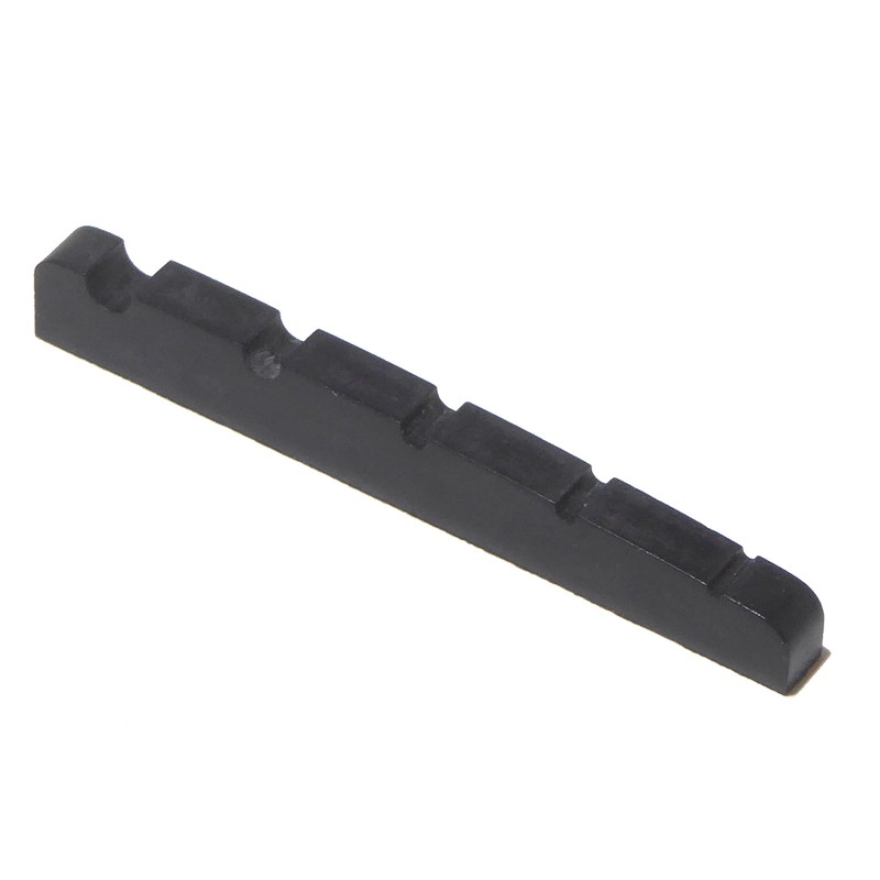 Black 5 string bass guitar top nut 45mm x 3.5mm