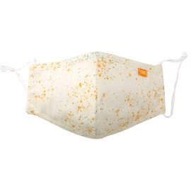 Spring Notion Reusable Washable Paint Splatter Splashes Cotton Cloth Face Mask for Adults and Kids Yellow S