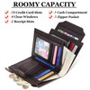 Airkit Small Wallet Women RFID Blocking Genuine Leather Bifold Compact