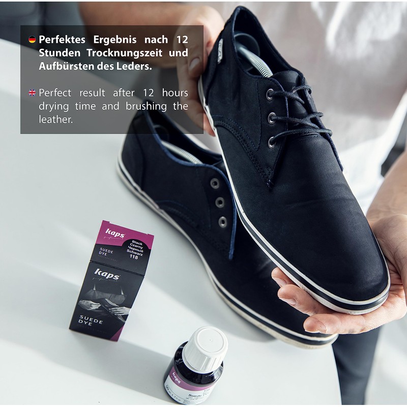 Kaps Shoe Paint for Nubuck & Suede Leather Repair Faded