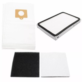 For Kenmore 3 Vacuum Bags, 1 HEPA Filter & 1 Foam Filter for Kenmore 11627514700