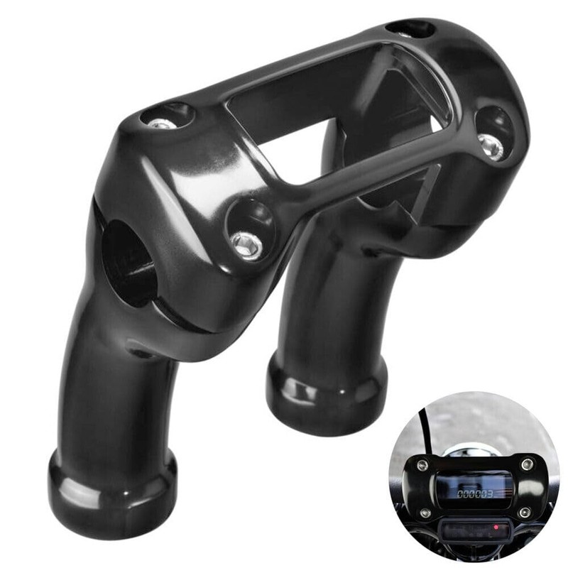 TCMT 4" Handlebar Riser 1" Top Clamp Fit For Harley