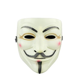 LKHGCT Set of 2 Halloween Mask, Cosplay, Costume, Cultural Festival, School Festival, Theatre, Party, Masquerade (White + Yellow)