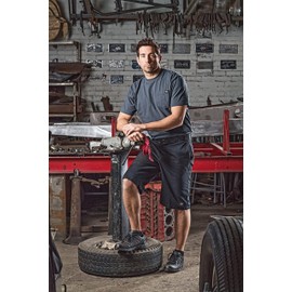 Dickies multi-pocket men's work and sports shorts, 13 inches (13in Mlt Pkt W/St) - charcoal, size: 40