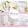 Airless Pump Bottle, 2PCS Moisturiser Container, Refillable Pump Dispenser Cream