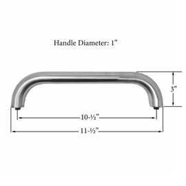 Lid Handle for Portable 300 Series Compatible with ASMOKE